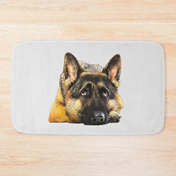 Item preview, German Shepherd Looking Up designed and sold by ElegantCat.