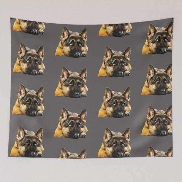Item preview, German Shepherd Looking Up designed and sold by ElegantCat.