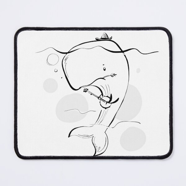 Item preview, Banjo Playing Whale designed and sold by Jason's Doodles.