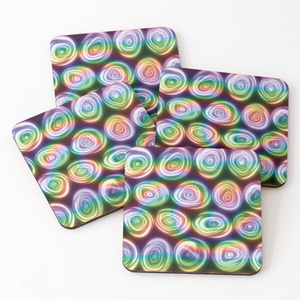 Item preview, Large Rainbow Swirl Squiggly Swirly Spiral Circles designed and sold by James-Cole.