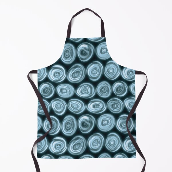 Item preview, Large Turquoise Squiggly Swirly Spiral Circles designed and sold by James-Cole.