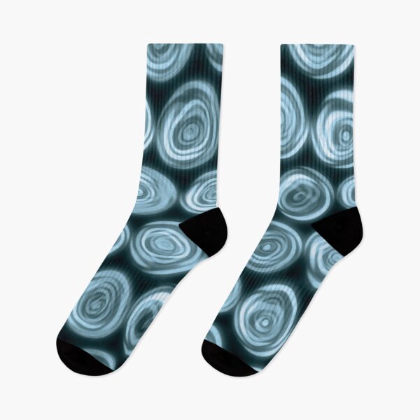 Item preview, Large Turquoise Squiggly Swirly Spiral Circles designed and sold by James-Cole.