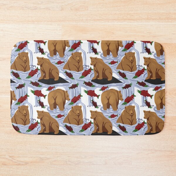 Item preview, Katmai Bears Repeating Pattern designed and sold by kirnetart.