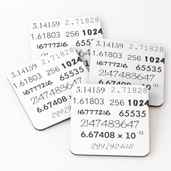 Item preview, Numerical constants designed and sold by lojotees.