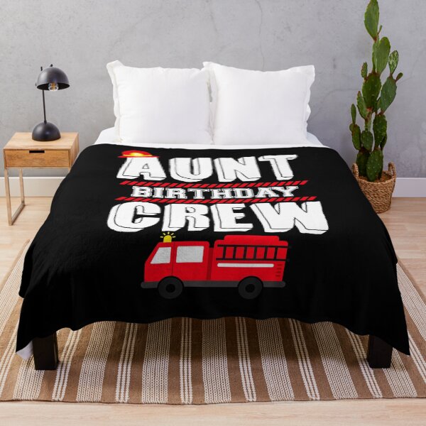 Item preview, Proud Job Aunt Birthday Crew Fire Truck Fireman Hosting Party designed and sold by LKTankdesign.