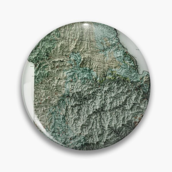 Item preview, 1904 Missouri Relief Map 3D digitally-rendered designed and sold by ThinkAboutMaps.