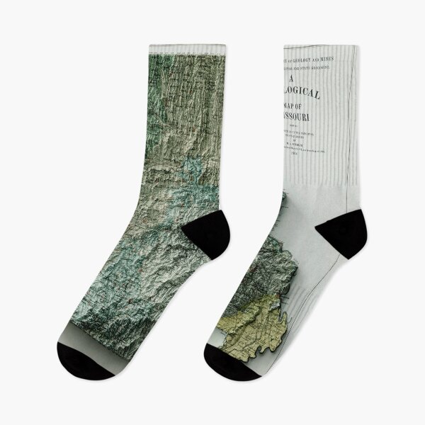 Item preview, 1904 Missouri Relief Map 3D digitally-rendered designed and sold by ThinkAboutMaps.