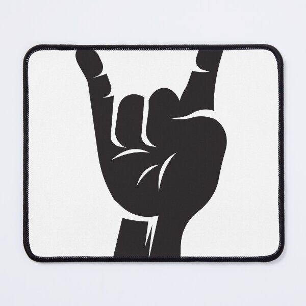 Item preview, devil horns signal silhouette. designed and sold by cheechlaroo13.