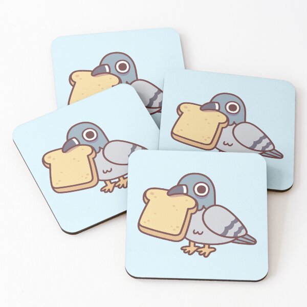 Item preview, Cute Pigeon With Bread designed and sold by rustydoodle.