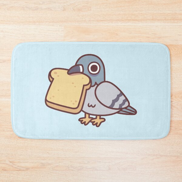 Item preview, Cute Pigeon With Bread designed and sold by rustydoodle.
