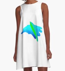 Carolina surfboard A-Line Dress