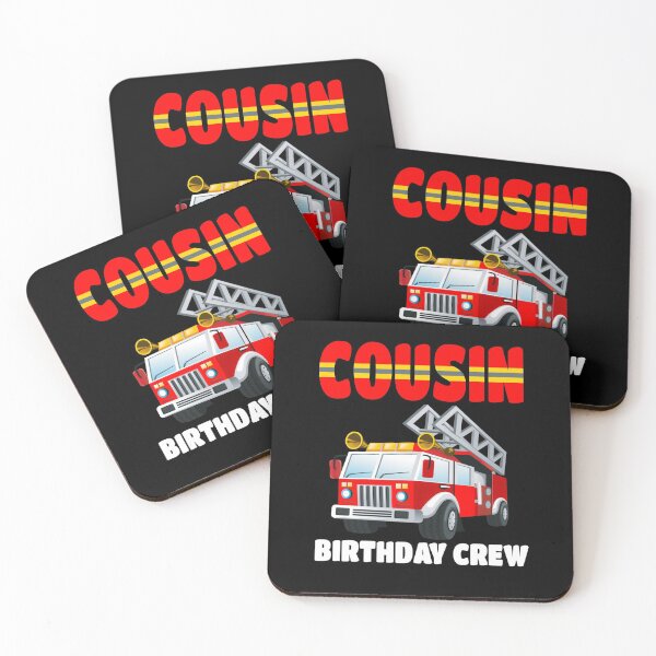 Item preview, Proud Job Cousin Birthday Crew Fire Truck Birthday Fireman designed and sold by LKTankdesign.
