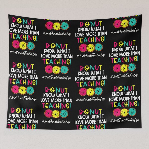 Item preview, 2nd Grade Teacher Life - Donut Teaching designed and sold by Rafaelame09.