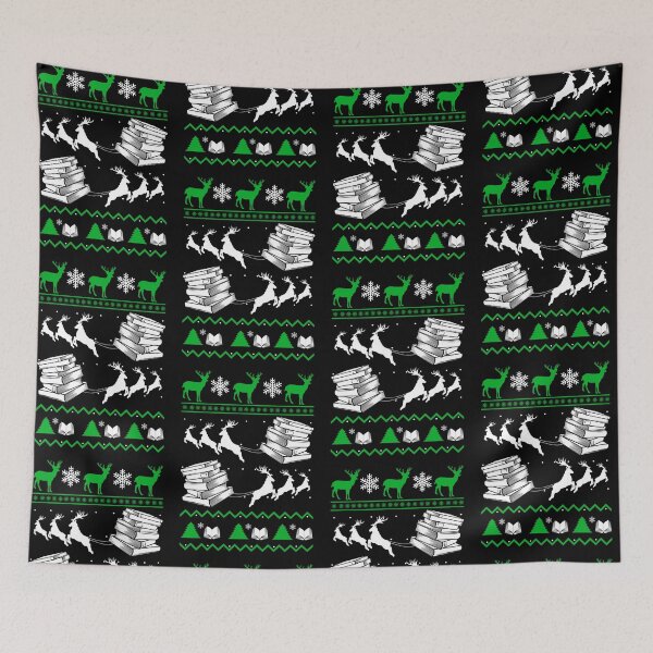 Item preview, Book Lovers Christmas Librarian  designed and sold by Rafaelame09.