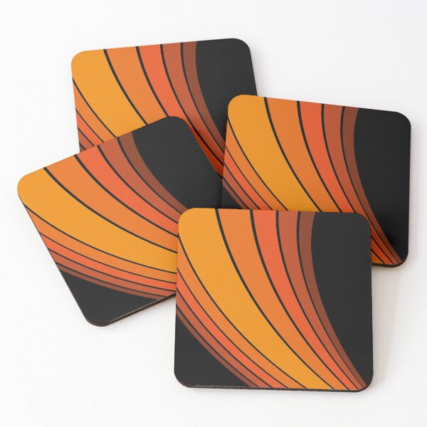 Item preview, Stripes Abstract orange colour Art designed and sold by Tshirtstory.
