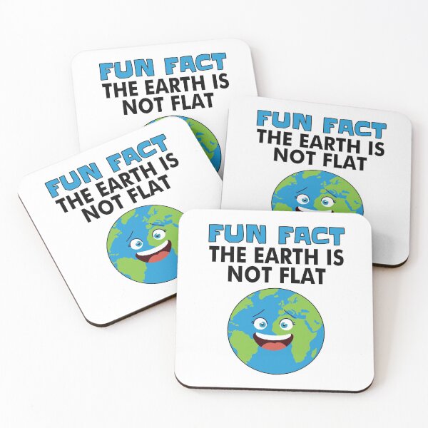 Item preview, Fun Fact: The Earth is Not Flat designed and sold by EstelleStar.