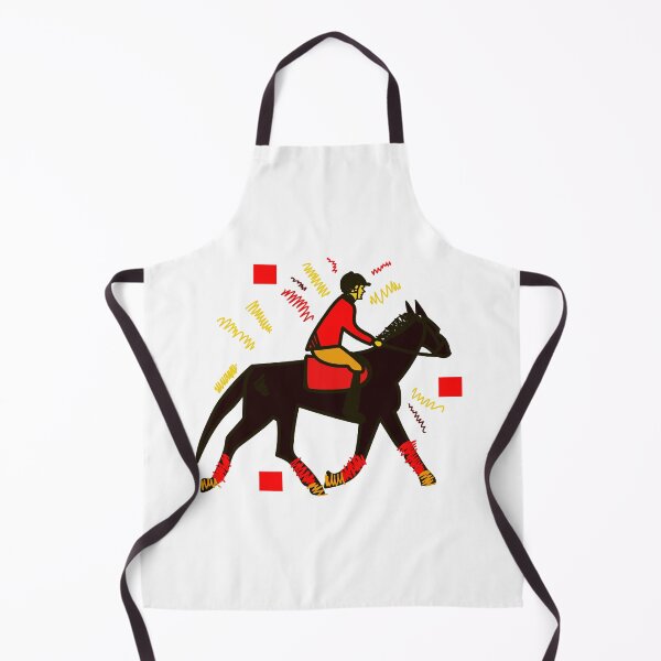 Item preview, horse jockey abstract art t-shirt | horse jockey poster designed and sold by KARTICK DUTTA.