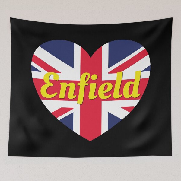 Artikelvorschau, Enfield Greater London England UK British Union Flag Heart - Enfield entworfen und verkauft von DPattonPD.
