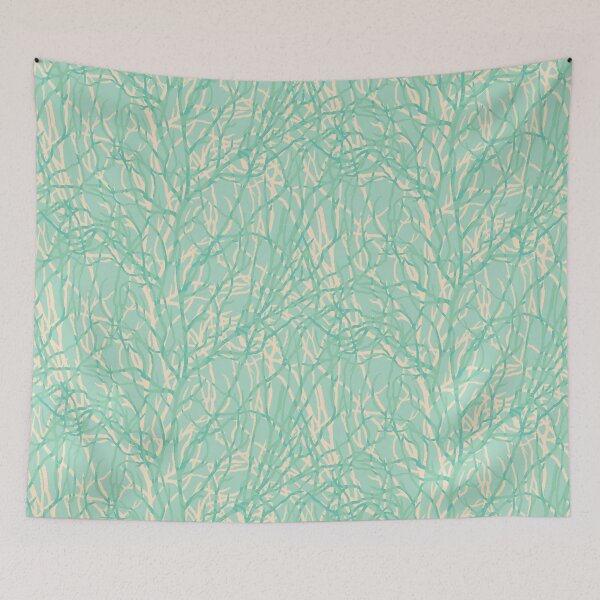 Item preview, Mint Delicate Branches designed and sold by Carolina Diaz.