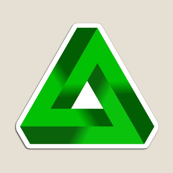 Item preview, impossible triangle illusion. designed and sold by cheechlaroo13.