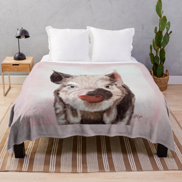 Item preview, Cute little pink piglet | animal decor designed and sold by NathBros.