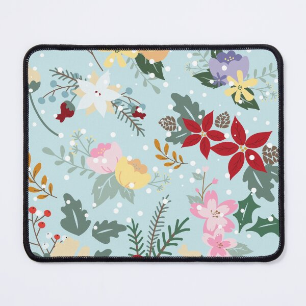 Item preview, Winter Seasonal Flowers Pattern designed and sold by YuviMK.