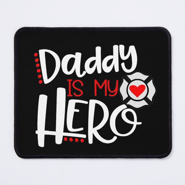 Item preview, Proud Job Daddy Is My Hero Firefighter Fireman Son Daughter Tee designed and sold by LKTankdesign.