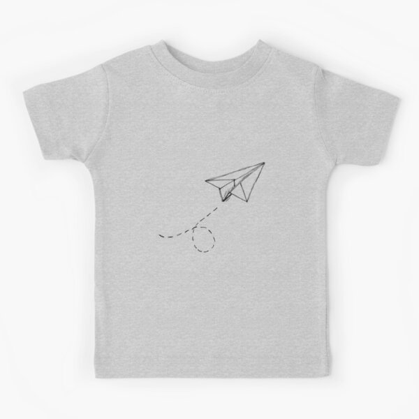 Paper Plane T Shirt - Paper Airplane Flying Tee Gift Idea