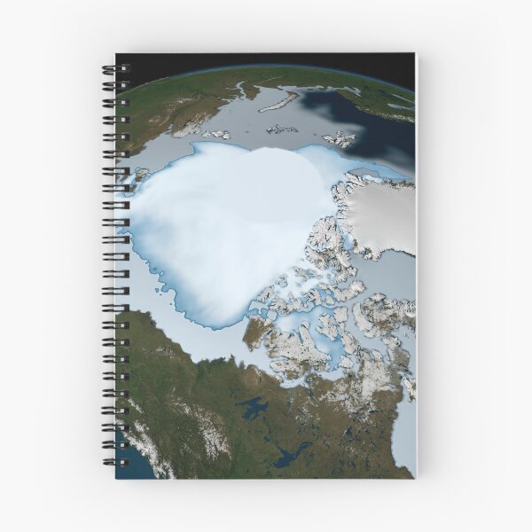 Item preview, Planet Earth showing sea ice coverage in 1980. designed and sold by StocktrekImages.
