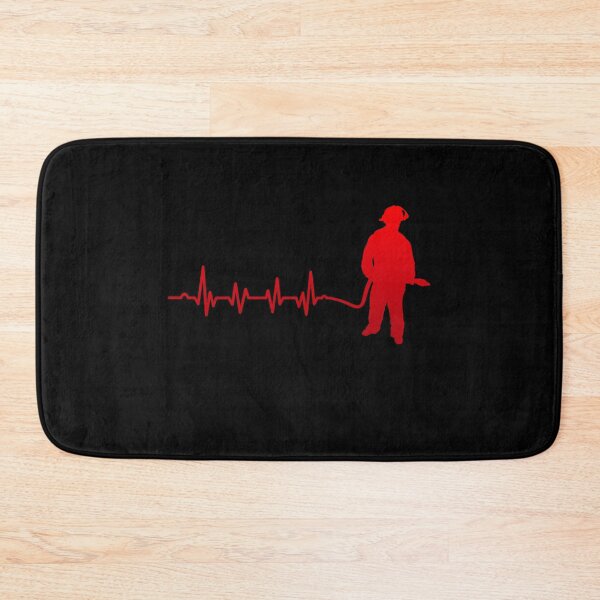 Item preview, Proud Job Ems Firefighter_s Heartbeat Hoodie Fireman Rescue designed and sold by LKTankdesign.