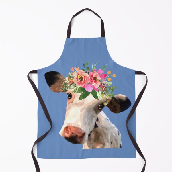 Item preview, Cow Calf Watercolor Flower Heifer Design Nursery Art T-Shirts Stickers Mugs designed and sold by StickerArtwork.