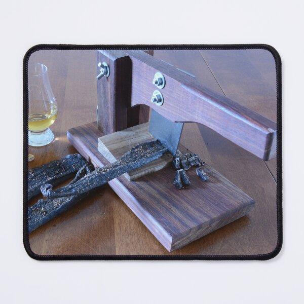 Item preview, Biltong and Whiskey mousepad designed and sold by Roy-Babiuk.