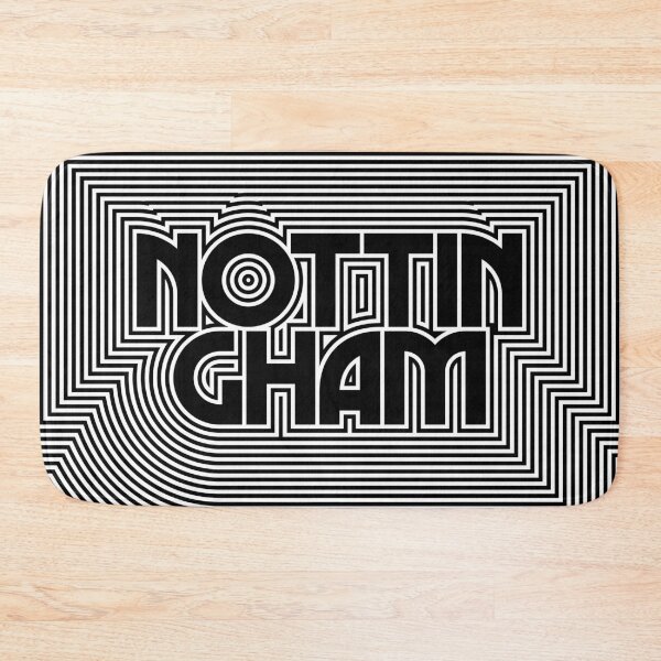 Item preview, Nottingham City Text Pattern England designed and sold by VoodooCircus.