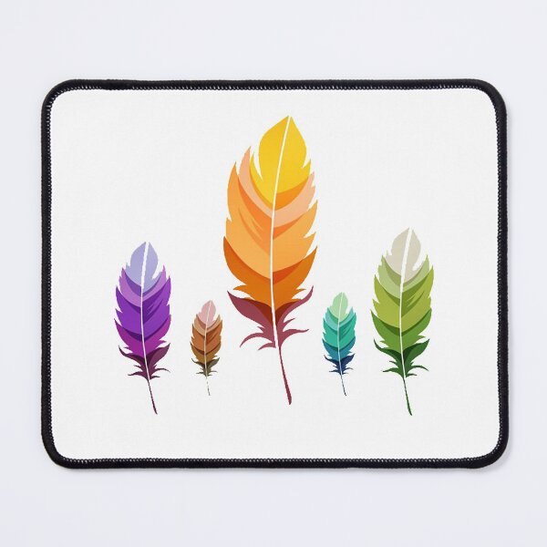 Item preview, Colorful feathers that are the colors of life designed and sold by ESAMSTORE.