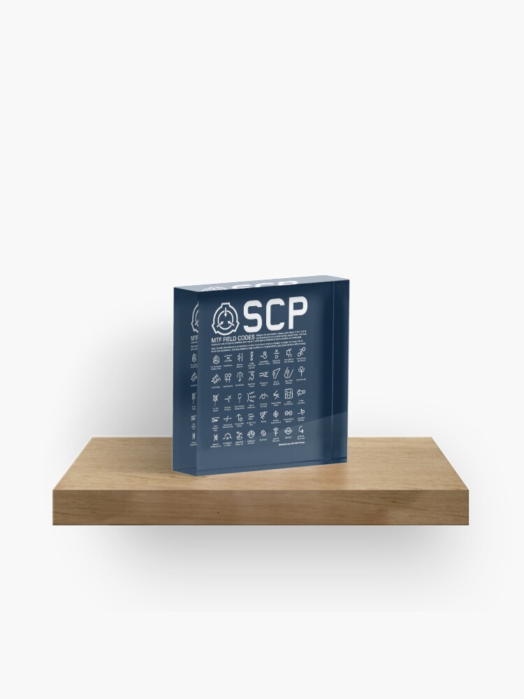 SCP MTF Field Codes by ToadKing07  Photographic Print for Sale