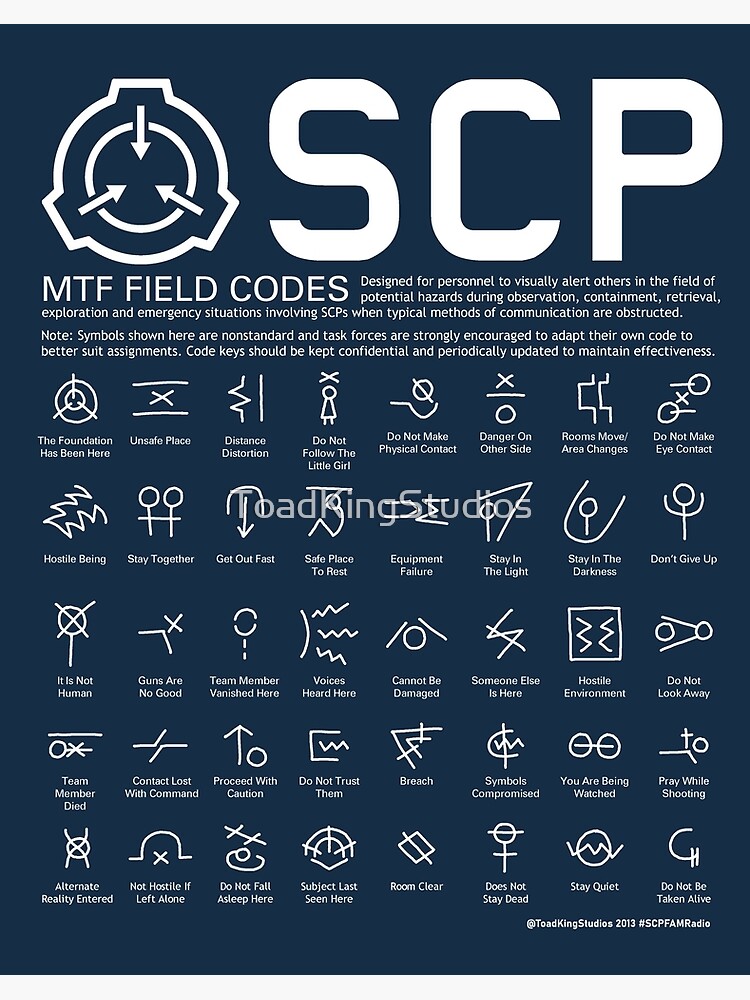 AI Art Generator: SCP logo with no words but represents MTF