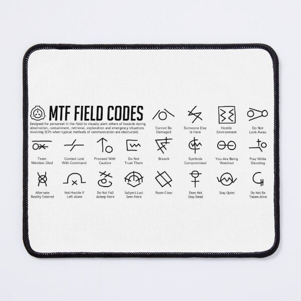 Item preview, MTF Field Codes 2021 v02 Mug designed and sold by ToadKingStudios.