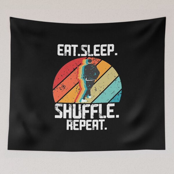 Item preview, Retro Shuffle Dance | Tuzelity | Eat Sleep Shuffle Repeat designed and sold by DAFIN.