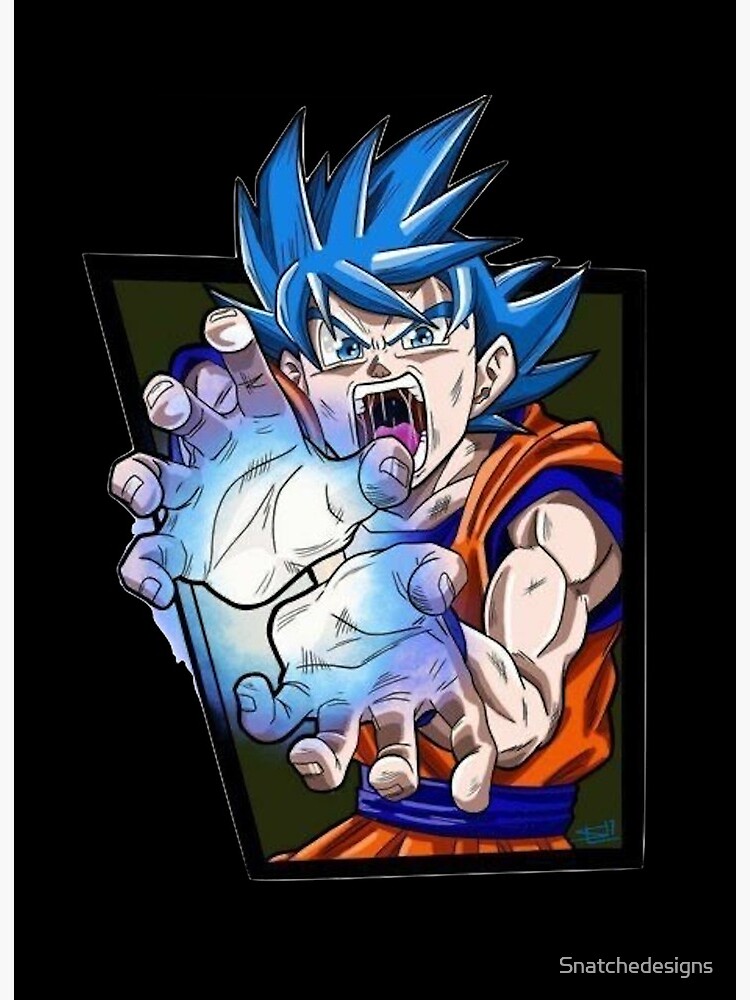 Dragonball : Goku super saiyan blue Art Board Print for Sale by  Snatchedesigns