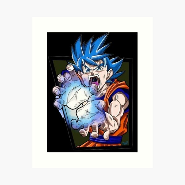 Dragonball : Goku super saiyan blue Greeting Card for Sale by  Snatchedesigns