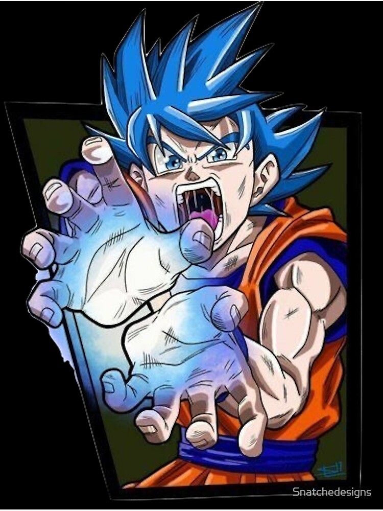 Dragonball : Goku super saiyan blue Greeting Card for Sale by  Snatchedesigns