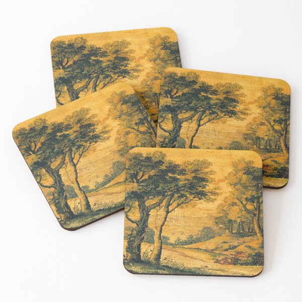 Item preview, Landscape, Vintage French Wool Tapestry designed and sold by patternme.