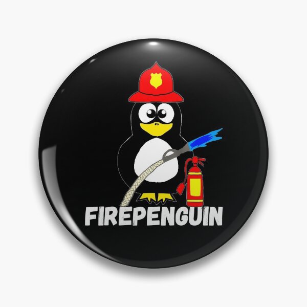 Item preview, Proud Job Fire Fighter Penguin Fireman Water Bird Firefighter designed and sold by LKTankdesign.