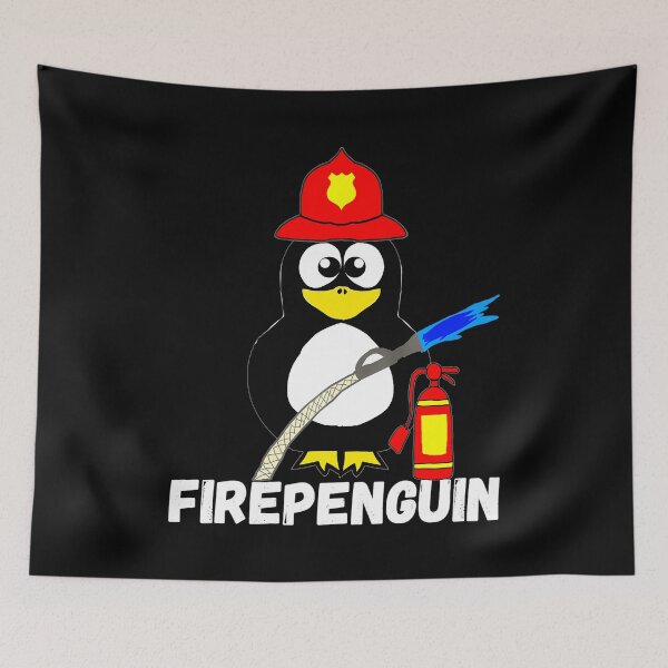 Item preview, Proud Job Fire Fighter Penguin Fireman Water Bird Firefighter designed and sold by LKTankdesign.