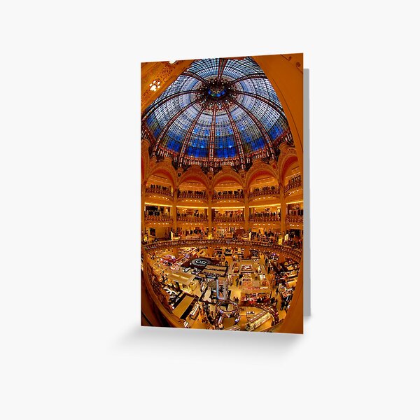 Galeries Lafayette, Paris Greeting Card