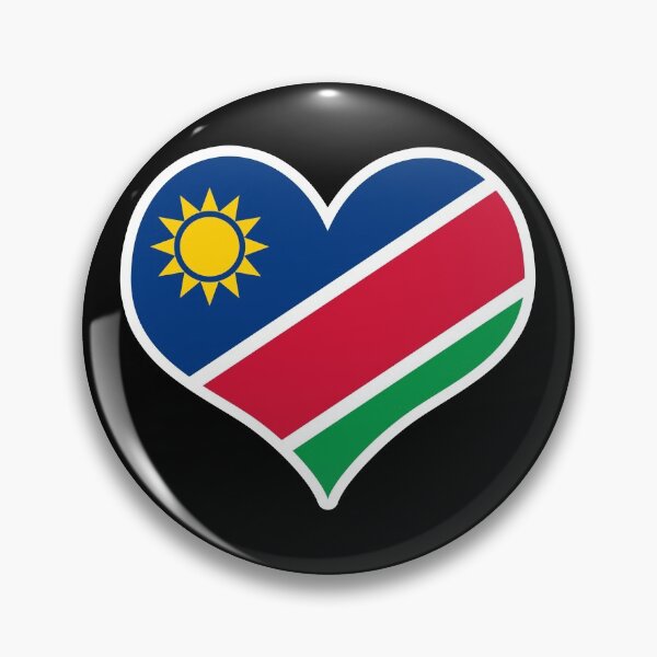 Item preview, Namibia Flag Heart designed and sold by PKHalford.