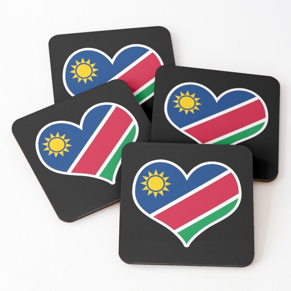 Item preview, Namibia Flag Heart designed and sold by PKHalford.