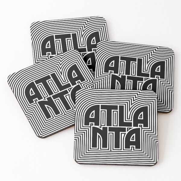 Item preview, Atlanta City Text Pattern USA designed and sold by VoodooCircus.