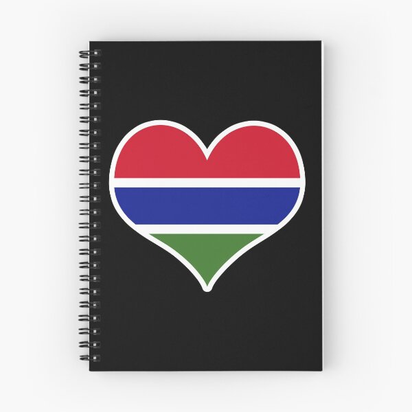 Item preview, Gambia Flag Heart designed and sold by PKHalford.