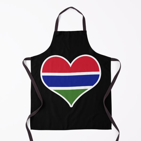 Item preview, Gambia Flag Heart designed and sold by PKHalford.